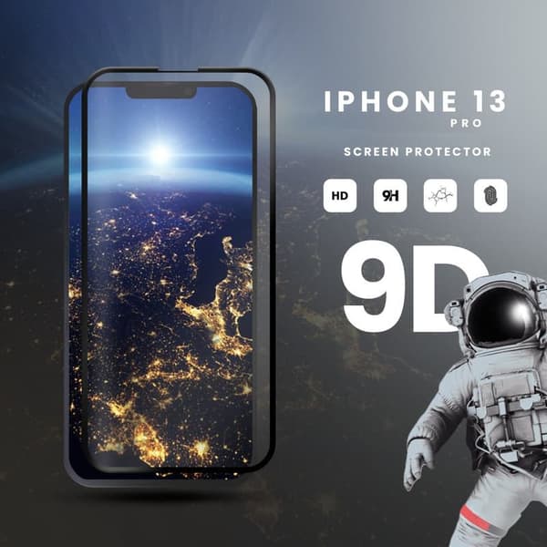 iPhone 13 Pro - Härdat Glas 9H - Super Kvalitet 3D Skärmskydd