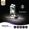 Miniatyrbild 4 av 4: iPhone 8 Vit - Härdat Glas 9H - Super Kvalitet 3D Skärmskydd