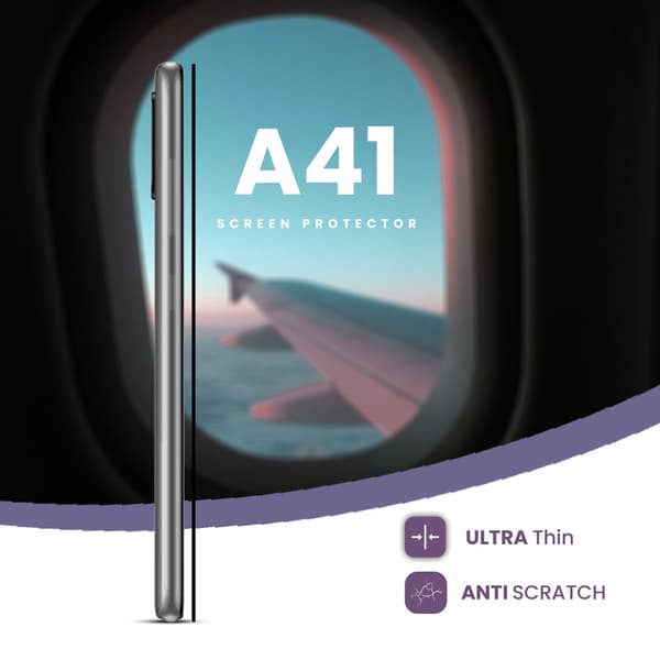 Samsung Galaxy A41 - Härdat Glas 9H - Super Kvalitet 3D Skärmskydd