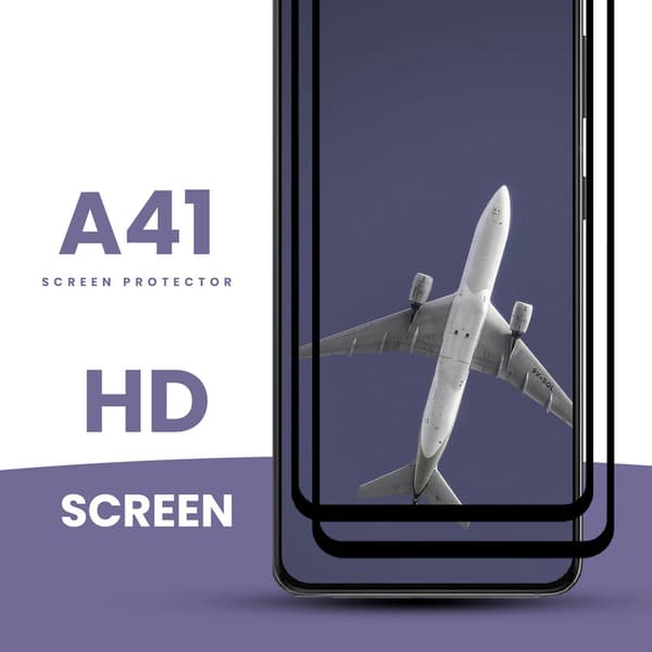 2-Pack Samsung Galaxy A41 - Härdat Glas 9H - Super Kvalitet 3D Skärmskydd