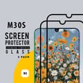 Miniatyrbild 4 av 5: 2-Pack Samsung M30s - Härdat Glas 9H - Super Kvalitet 3D Skärmskydd