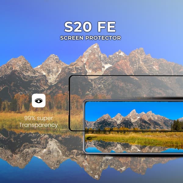 Samsung Galaxy S20 FE - Härdat Glas 9H - Super Kvalitet 3D Skärmskydd