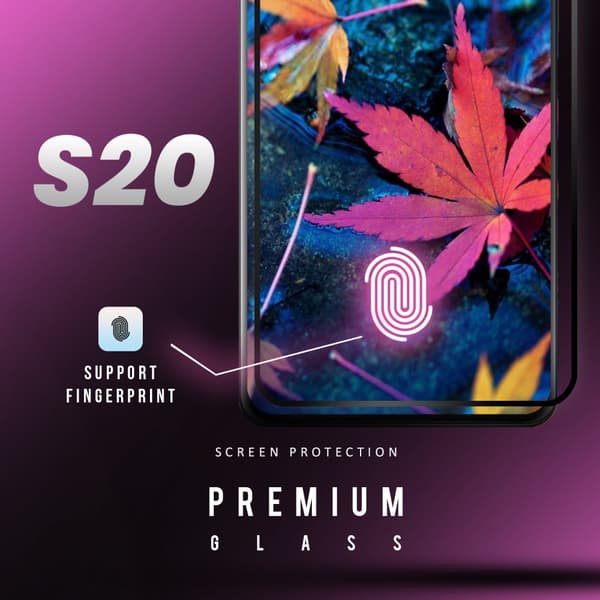 Samsung Galaxy S20 - Härdat Glas 9H - Super Kvalitet 3D Skärmskydd