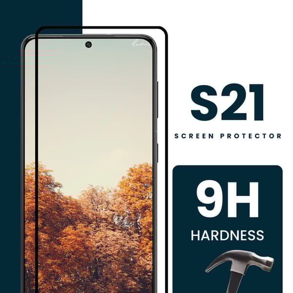 Samsung Galaxy S21 5G - Härdat Glas 9H - Super Kvalitet 3D Skärmskydd