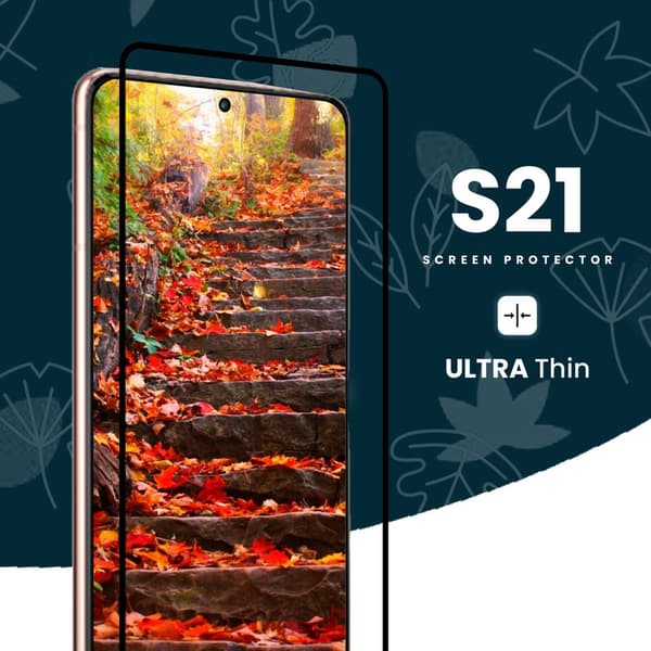 Samsung Galaxy S21 5G - Härdat Glas 9H - Super Kvalitet 3D Skärmskydd