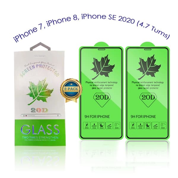 2 Kpl -9H Premium, 20D näytönsuoja iPhone