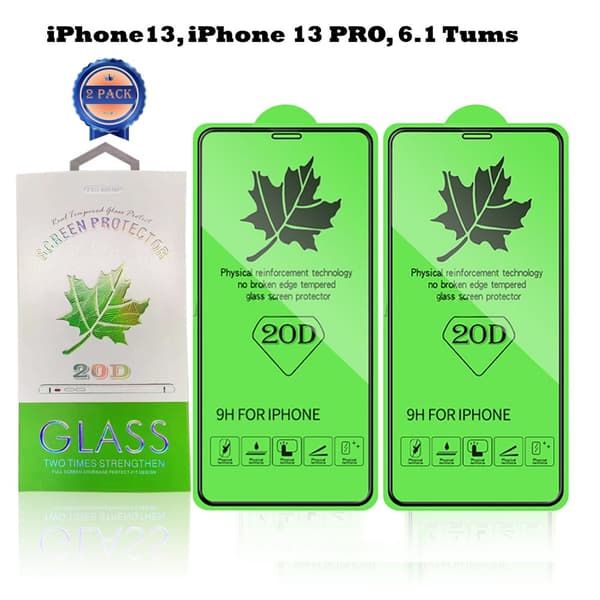 2 Kpl -9H Premium, 20D näytönsuoja iPhone