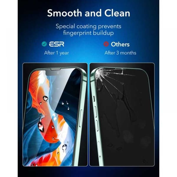 2-PACK iPhone 13 Mini ESR 9H Härdat Glas