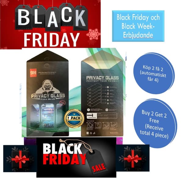 1 PACK- Sekretess Skärmskydd iPhone 13 MINI (5.4 Tums), Privacy Screen Protector