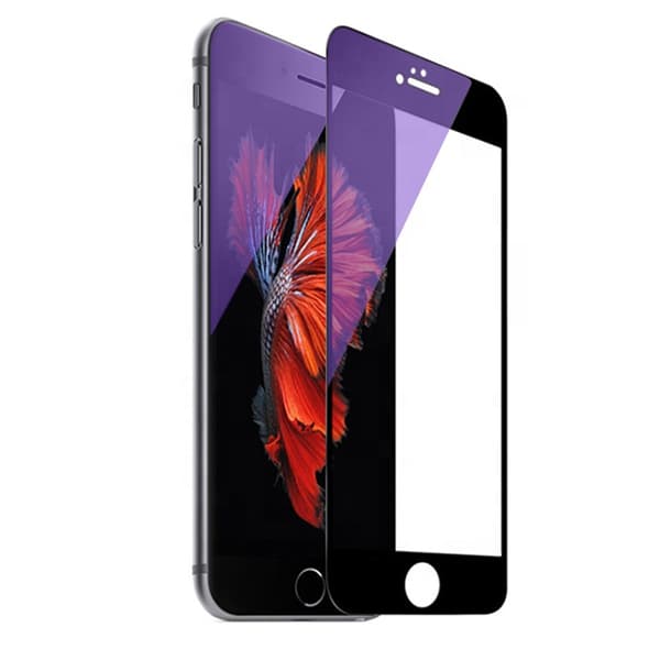 2 PACK Anti-Blue, 9H skärmskydd Kompatibel med Iphone
