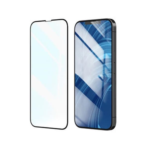 Skärmskydd iPhone 13 Mini - 3D Härdat Glas Svart (miljö)