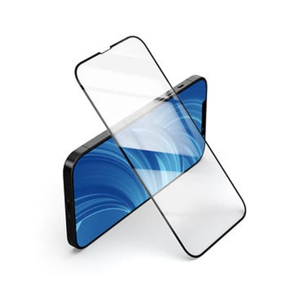 Skärmskydd iPhone 13 Mini - 3D Härdat Glas Svart (miljö)