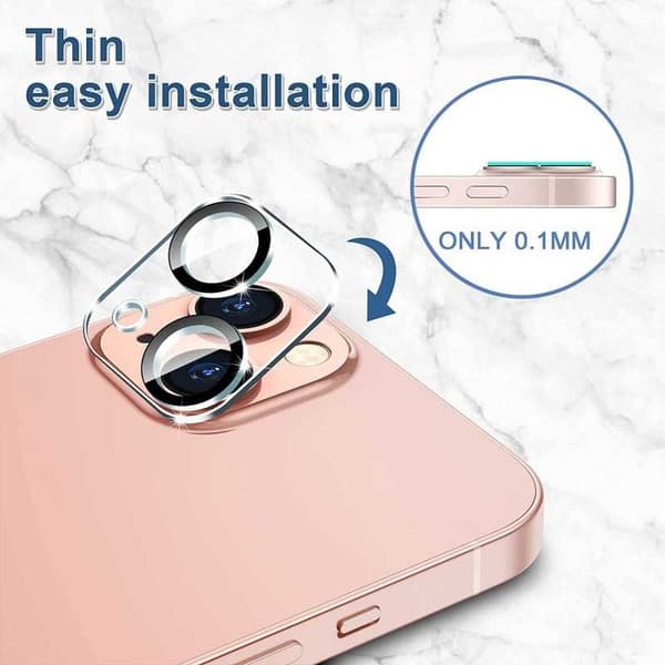 2-PACK iPhone 12 Skydd Linsskydd Kameraskydd