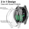 Miniatyrbillede 3 af 6: 2-PACK Fulddækkende Galaxy Watch 4 44mm Ultra Thin TPU Shell Liquid