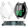 Miniatyrbillede 6 af 6: 2-PACK Fulddækkende Galaxy Watch 4 44mm Ultra Thin TPU Shell Liquid