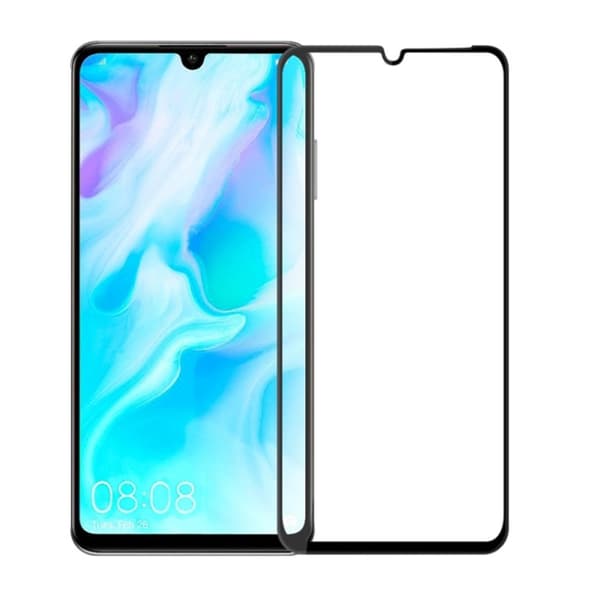 Skärmskydd Huawei P30 Lite - 3D Härdat Glas Svart (miljö)