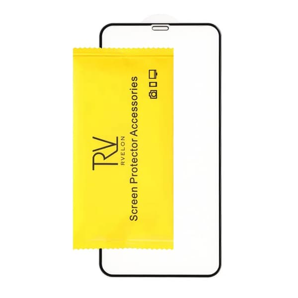 Skärmskydd iPhone 11 Pro Max/XS Max - 3D Härdat Glas Svart
