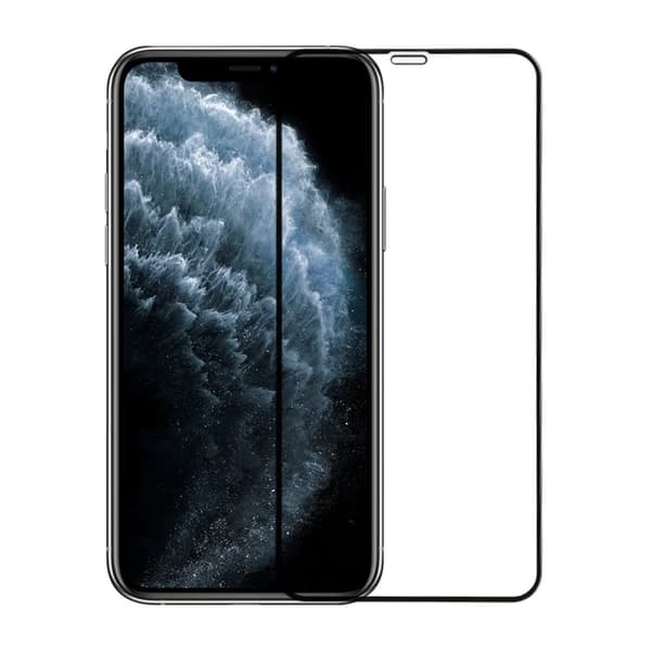 Skärmskydd iPhone 11 Pro Max/XS Max - 3D Härdat Glas Svart