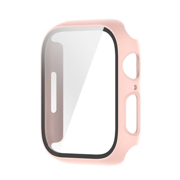 Skal med glasskydd Apple Watch 7 (45mm) - Rosa