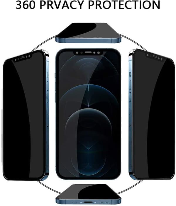 1 PACK -Sekretess Skärmskydd iPhone 12, iPhone 12 Pro (6.1 Tums),Privacy Screen Protector
