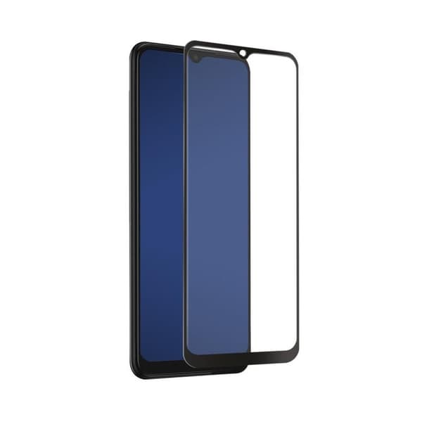 Skärmskydd Samsung Galaxy A22 4G - 3D Härdat Glas Svart (miljö)