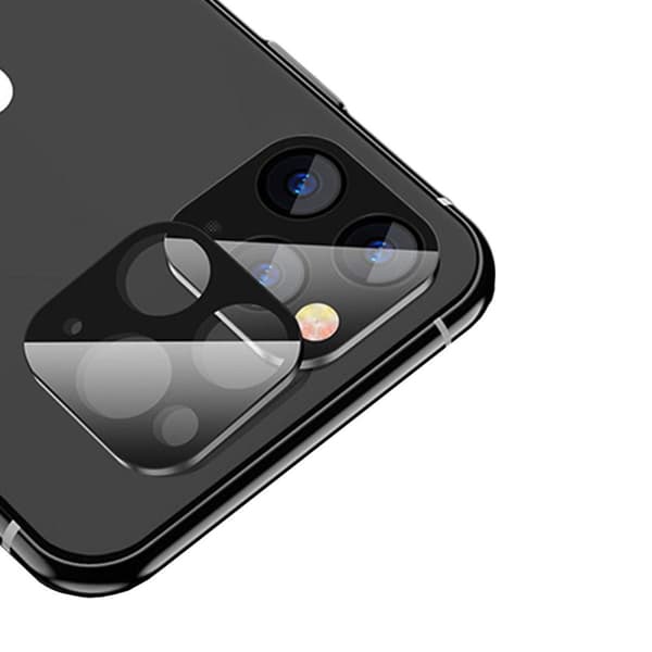 Kameraskydd iPhone 11 Pro/11 Pro Max - Härdat Glas Svart