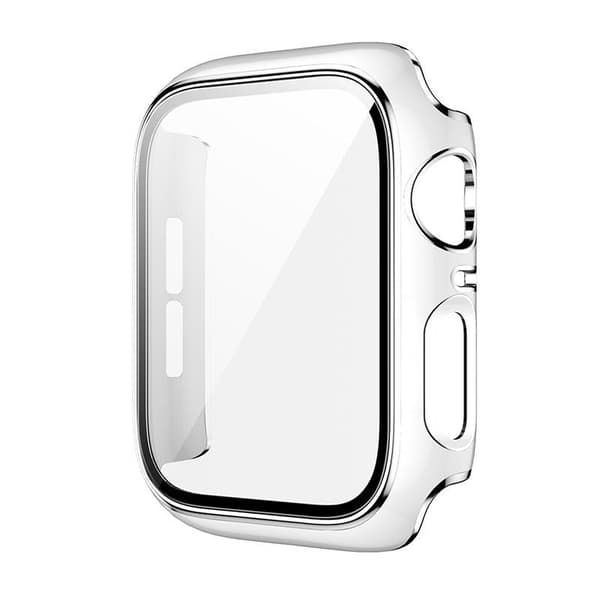 Heltäckande Skal till Apple Watch 7 Härdat glas 41 mm CLEAR
