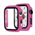 Miniatyrbild 1 av 4: Heltäckande Skal till Apple Watch 5/6/SE Härdat glas 44mm CERISE