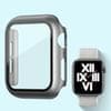 Heltäckande Skal till Apple Watch 4/5/6/SE Härdat glas 40mm GRÅ