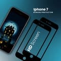 Miniatyrbild 3 av 5: 2-Pack iPhone 7 Svart - Härdat Glas 9H - Super Kvalitet 3D Skärmskydd