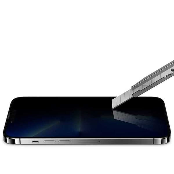 2-PACK iPhone 13 / 13 Pro hærdet glas 0,26 mm 2,5D 9H med installationsramme