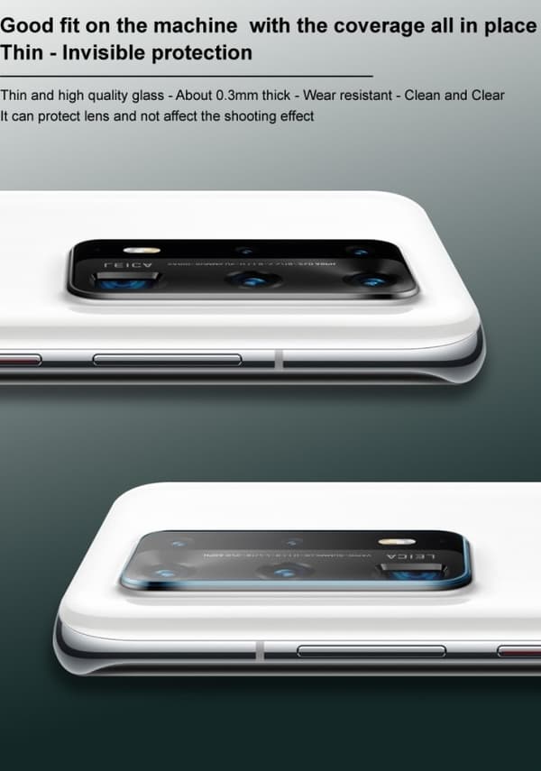 Samsung Galaxy S21 linsskydd 2-pack Transparent