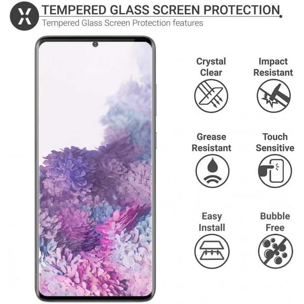 Samsung S21 FE Hærdet glas 0,26mm 3D 9H Fullframe