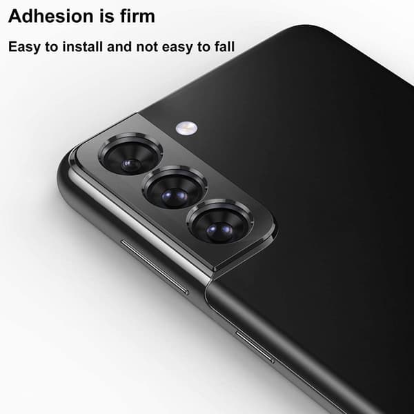 INF Samsung S21 Plus linsskydd aluminiumlegering Svart