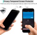 Miniatyrbillede 5 af 10: 3 PAKKE- Privatliv Skærmbeskytter iPhone 12,/12 Pro (6,1 tommer), Privacy Screen Protector