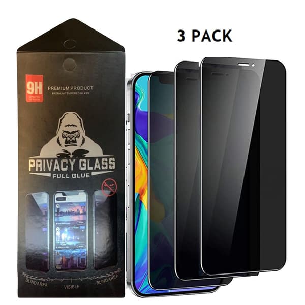 3 PACK- Privacy Skärmskydd iPhone 7/8/ SE2020/SE2022 (4.7 Tums) Privacy Screen Protector