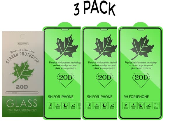 3 PACK - iPhone 7/8/SE2020/SE2022 näytönsuoja- 20D, 4,7  tuumaa