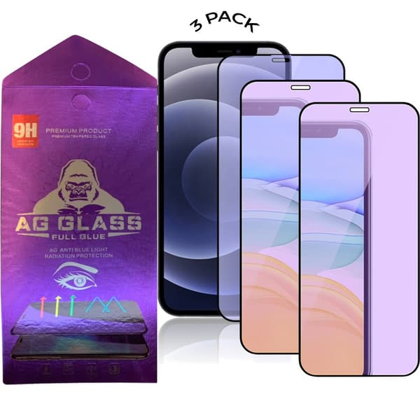 3 PACK- Anti-Blue Ray iPhone 13 MINI Skärmskydd (5.4 Tums)