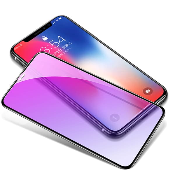 Anti-blå- iPhone 7/8/SE 2020/SE2022 hærdet glas 9H skærmbeskytter  (4,7 tommer) -3-PACK