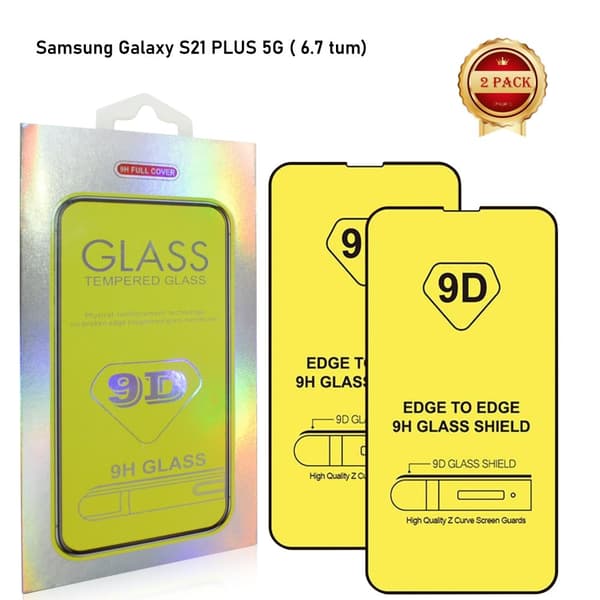 Skærmbeskytter Samsung Galaxy S21 PLUS 5G/S30 PLUS  (6.7 tommer), hærdet glas, 2-pak