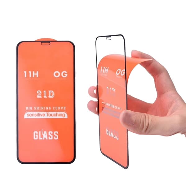 2-PACK- 21D Skärmskydd Iphone 13/PRO 6.1 tum, Härdat Glas