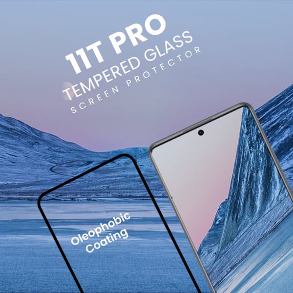 Xiaomi 11T pro 5G - Härdat Glas 9H - Super Kvalitet 3D Skärmskydd