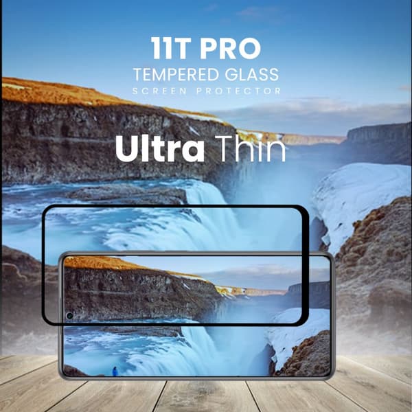 Xiaomi 11T pro 5G - Härdat Glas 9H - Super Kvalitet 3D Skärmskydd