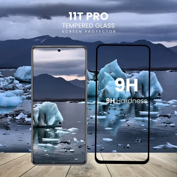 Xiaomi 11T pro 5G - Härdat Glas 9H - Super Kvalitet 3D Skärmskydd