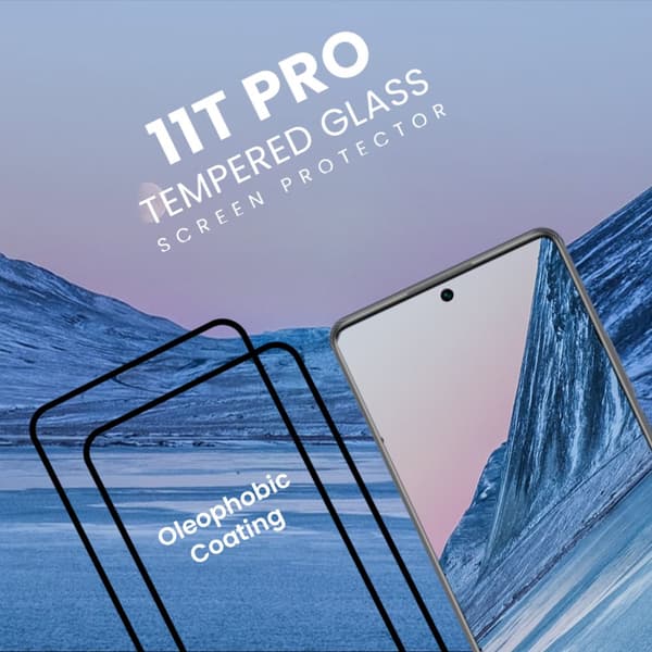 2-Pack Xiaomi 11T pro 5G - Härdat Glas 9H - Super Kvalitet 3D Skärmskydd