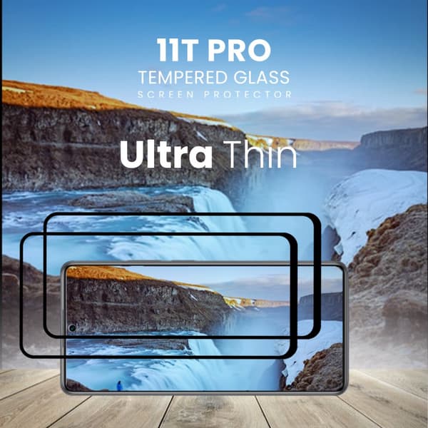 2-Pack Xiaomi 11T pro 5G - Härdat Glas 9H - Super Kvalitet 3D Skärmskydd
