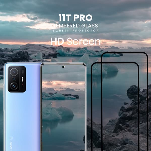 2-Pack Xiaomi 11T pro 5G - Härdat Glas 9H - Super Kvalitet 3D Skärmskydd