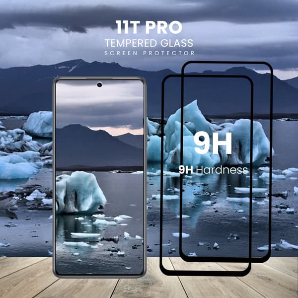 2-Pack Xiaomi 11T pro 5G - Härdat Glas 9H - Super Kvalitet 3D Skärmskydd