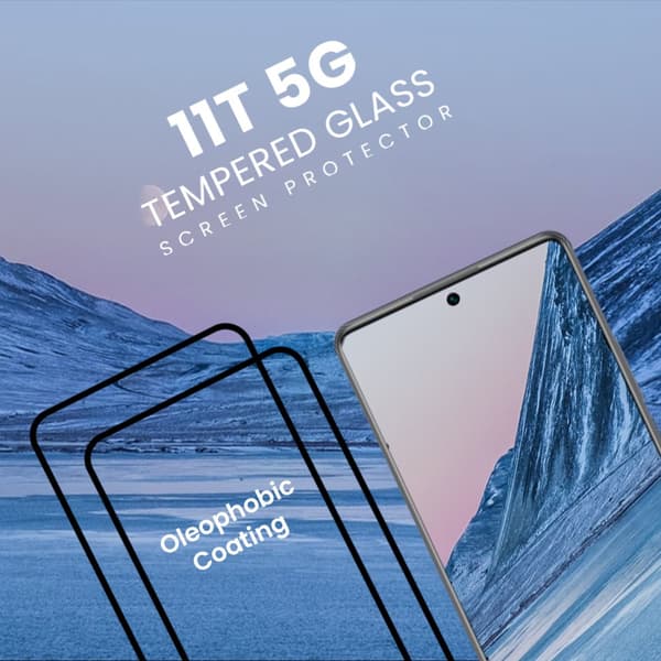 2-Pack Xiaomi 11T 5G - Härdat Glas 9H - Super Kvalitet 3D Skärmskydd