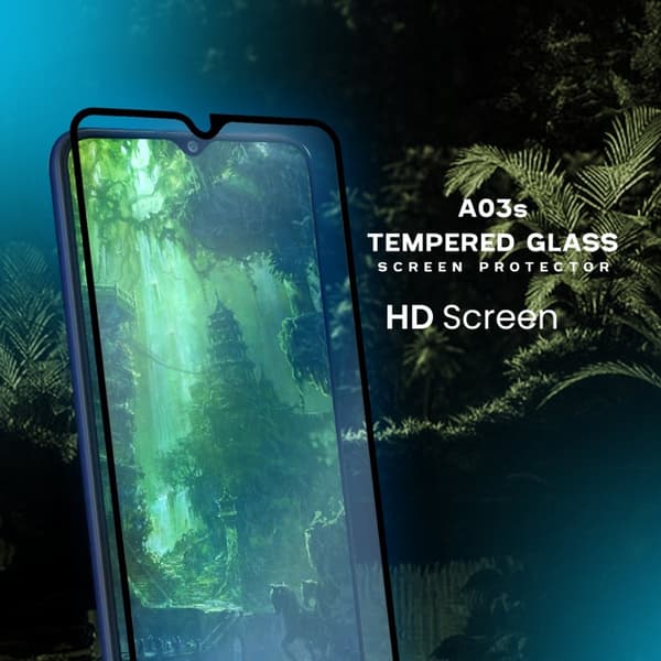 Samsung Galaxy A03s - Härdat Glas 9H - Super Kvalitet 3D Skärmskydd